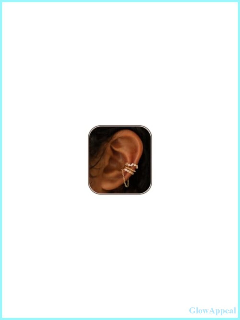 14K Gold Plated Clip On Ear Cuffs Set Set of 3 Hypoallergenic Non Piercing